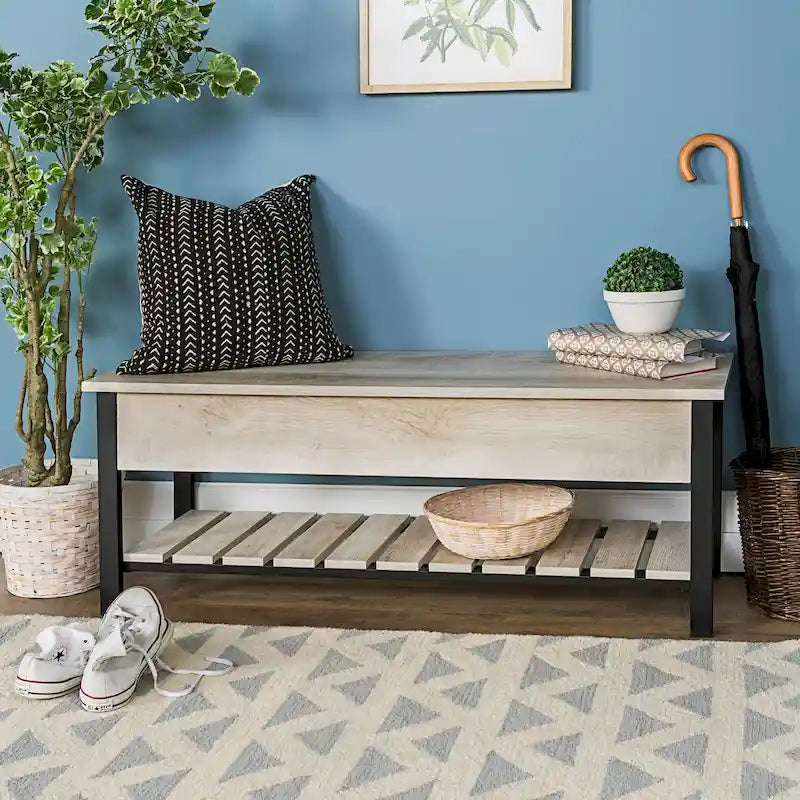 Middlebrook Designs Paradise Hill Lift-top Storage Bench-33