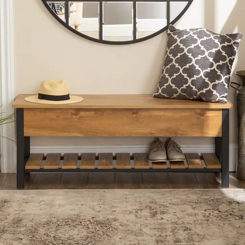 Middlebrook Designs Paradise Hill Lift-top Storage Bench-35