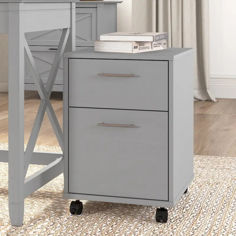 2 Drawer Mobile File Cabinet with Wheels for Home Office-47