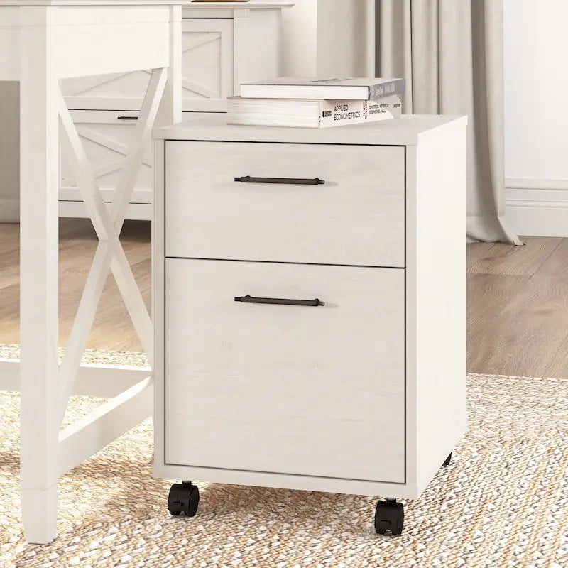 2 Drawer Mobile File Cabinet with Wheels for Home Office-50