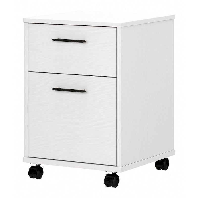 2 Drawer Mobile File Cabinet with Wheels for Home Office-4