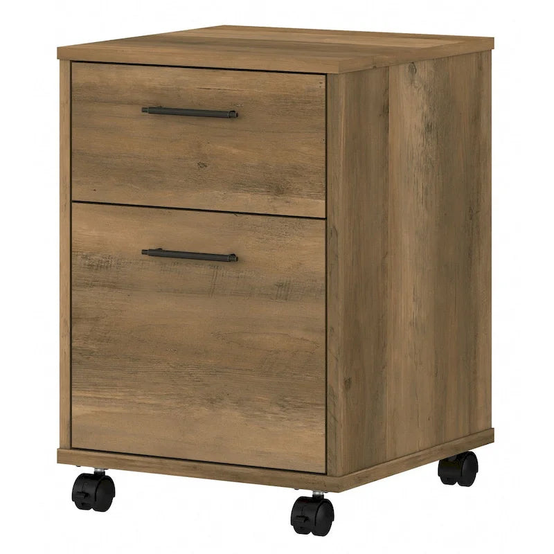 2 Drawer Mobile File Cabinet with Wheels for Home Office-16