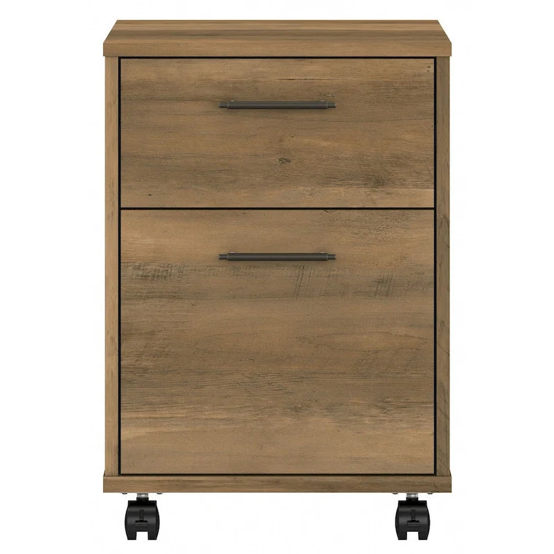 2 Drawer Mobile File Cabinet with Wheels for Home Office-17