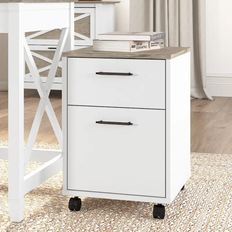 2 Drawer Mobile File Cabinet with Wheels for Home Office-20