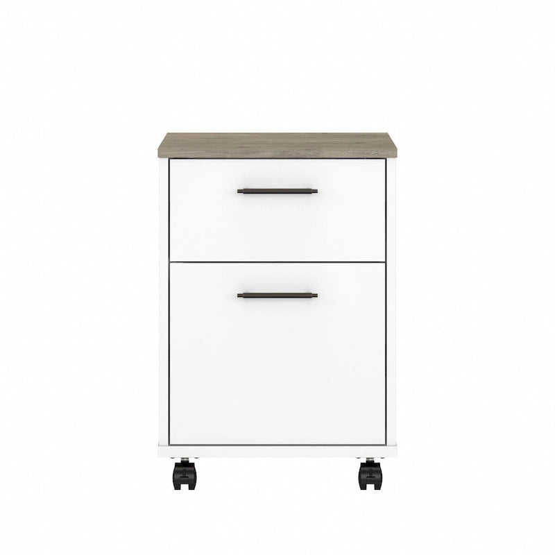 2 Drawer Mobile File Cabinet with Wheels for Home Office-24