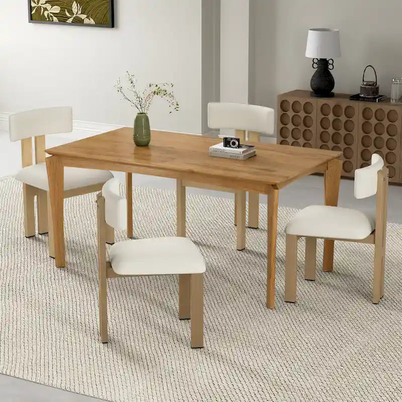 Astura Upholstered Dining Chairs, Iron Frame, Set of 4 by Christopher Knight Home-2