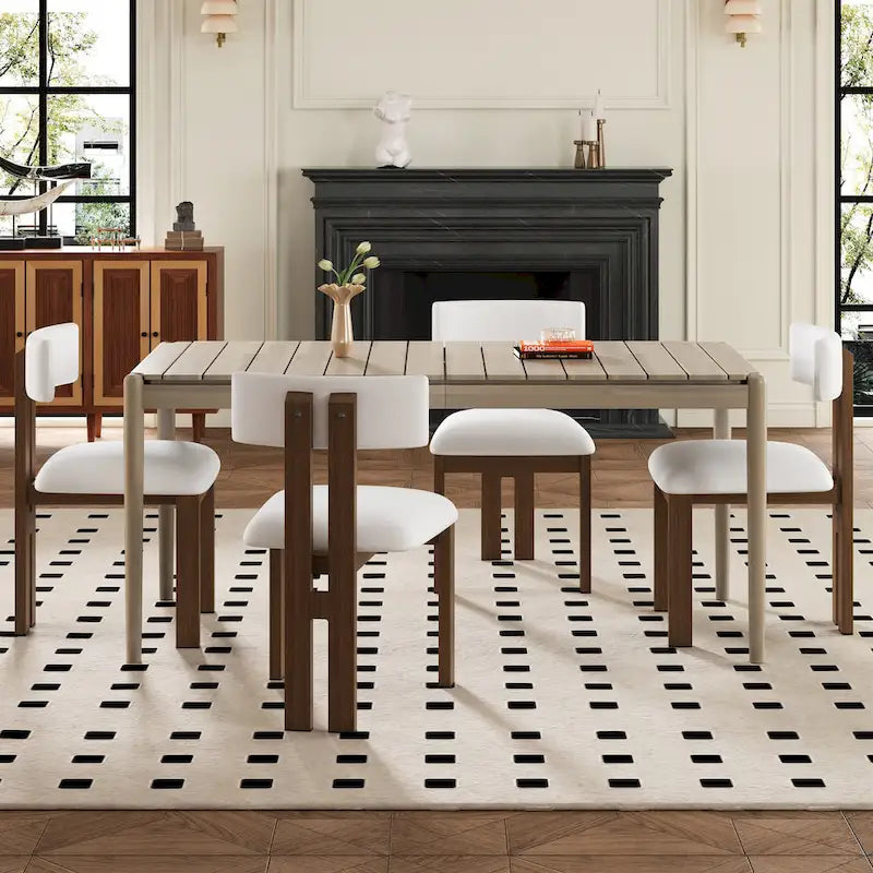 Astura Upholstered Dining Chairs, Iron Frame, Set of 4 by Christopher Knight Home-3