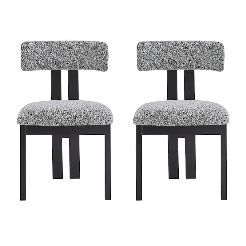 Astura Upholstered Dining Chairs, Iron Frame, Set of 4 by Christopher Knight Home-6