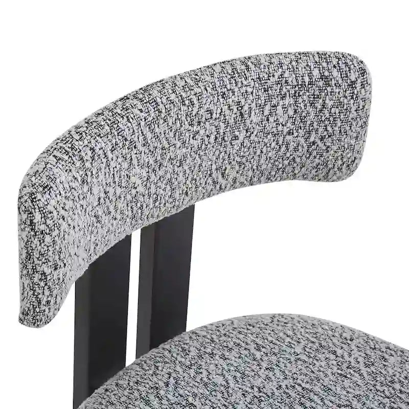 Astura Upholstered Dining Chairs, Iron Frame, Set of 4 by Christopher Knight Home-14