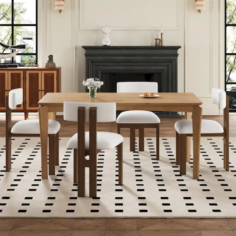 Astura Upholstered Dining Chairs, Iron Frame, Set of 4 by Christopher Knight Home-29