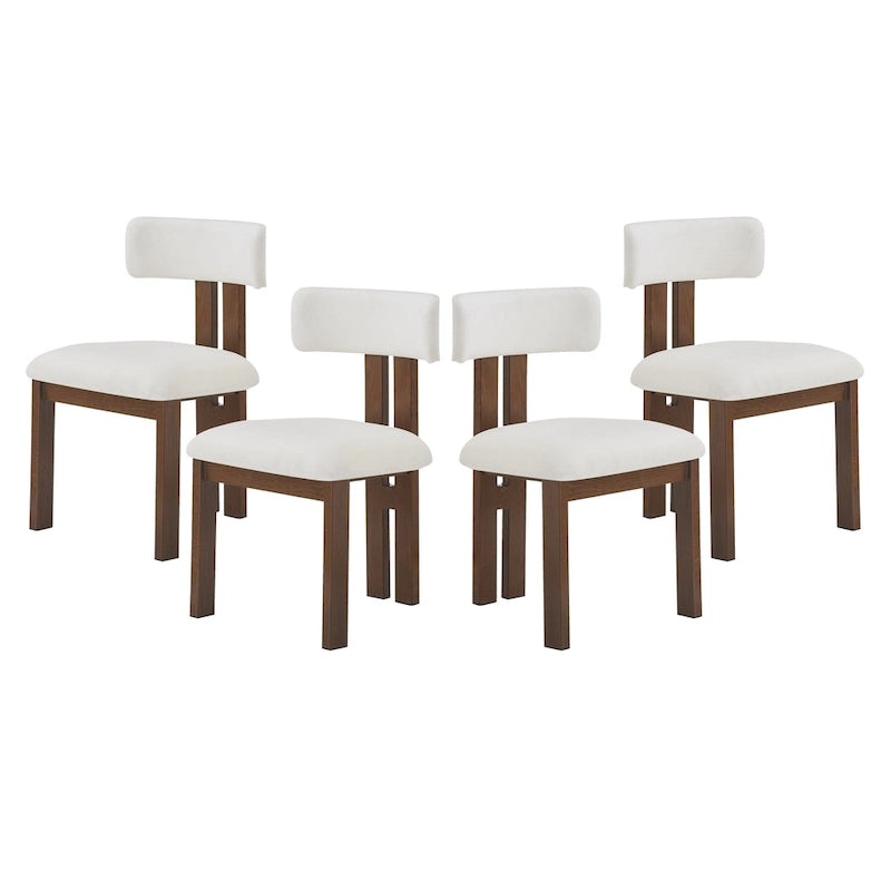 Astura Upholstered Dining Chairs, Iron Frame, Set of 4 by Christopher Knight Home-30