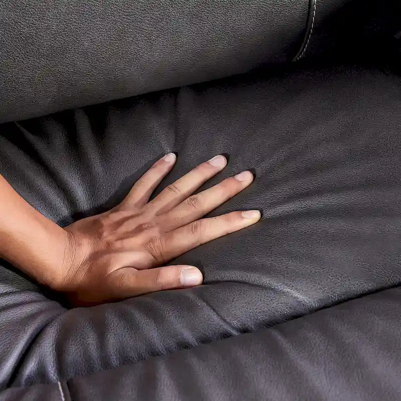 Christopher Knight Home - Harrison Soft Power Swivel Rocker Recliner with Heating & Massage, Pillow Top Arms, for Living Spaces-4