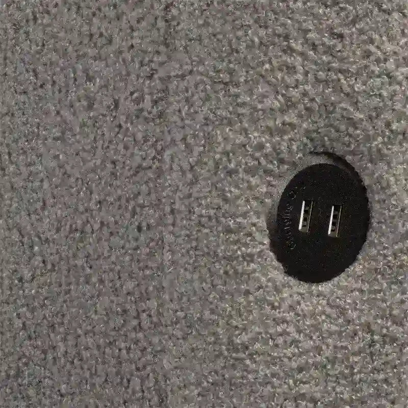 Upholstered Daybed with 2 Storage Drawers, Queen Size Sofa Bed Frame with USB Ports Design and Wood Slats Support-28