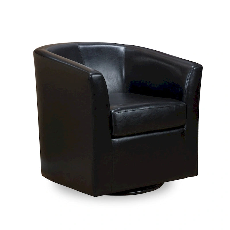 Daymian Swivel Club Chair by Christopher Knight Home - 29.00 D x 30.20 W x 30.50 H-19