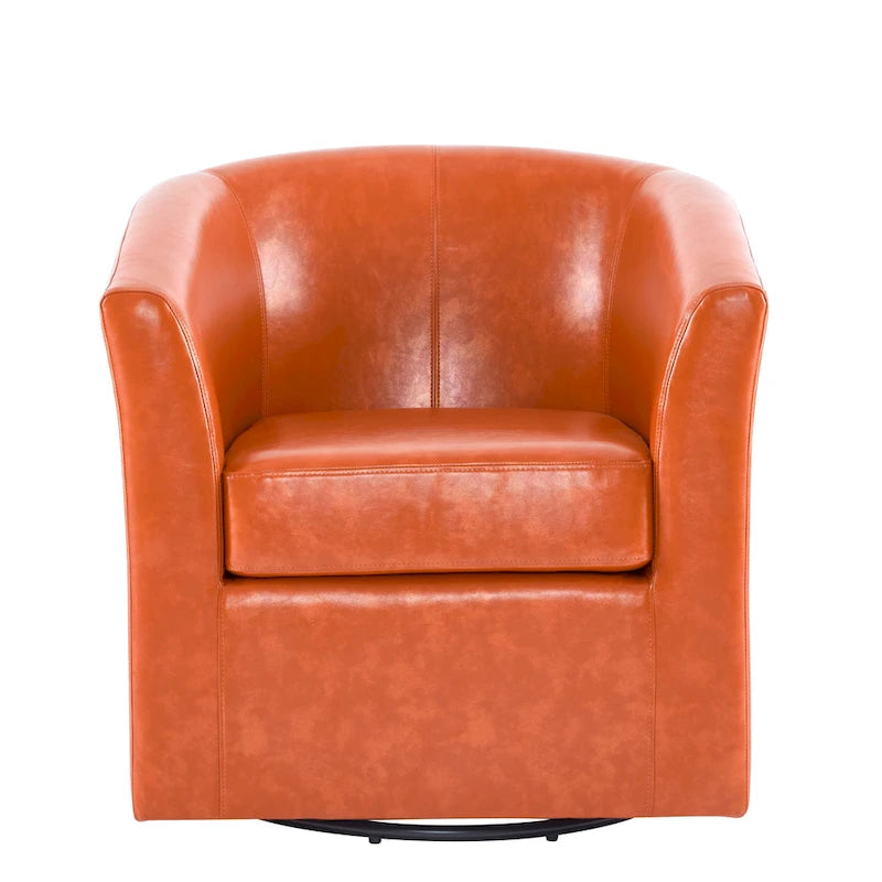 Daymian Swivel Club Chair by Christopher Knight Home - 29.00 D x 30.20 W x 30.50 H-24