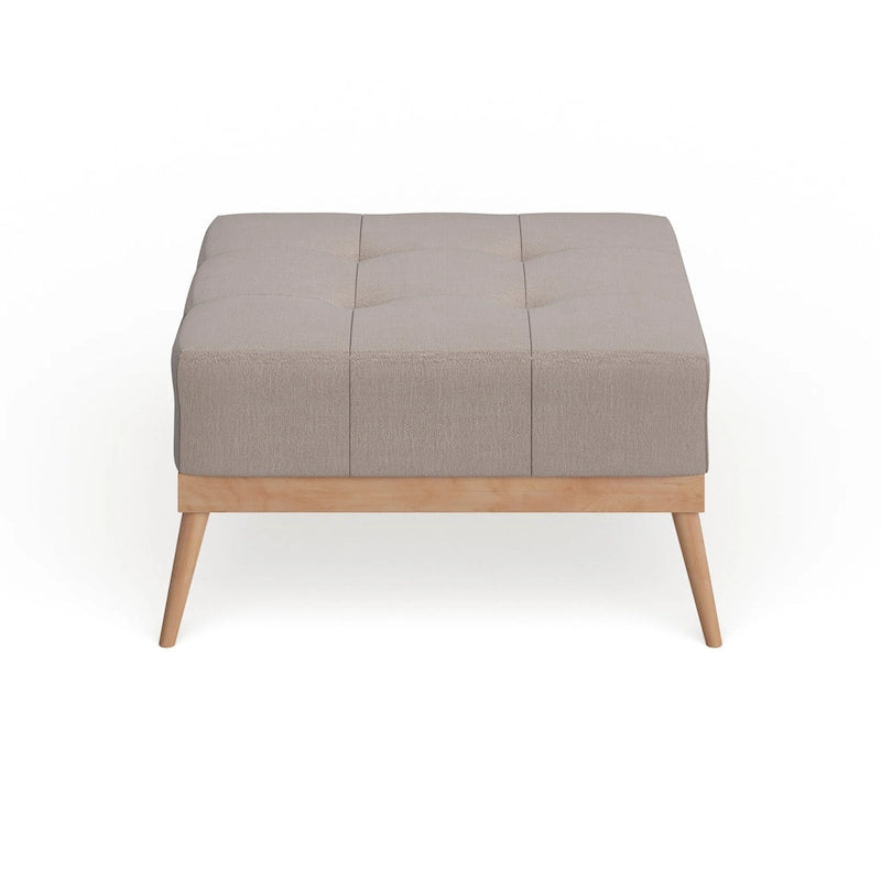 Christopher Knight Home Carson Lund Mid-century Tufted Fabric Square Ottoman Table-13