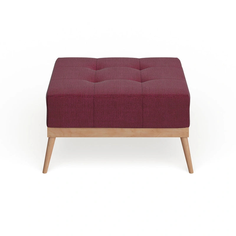 Christopher Knight Home Carson Lund Mid-century Tufted Fabric Square Ottoman Table-17