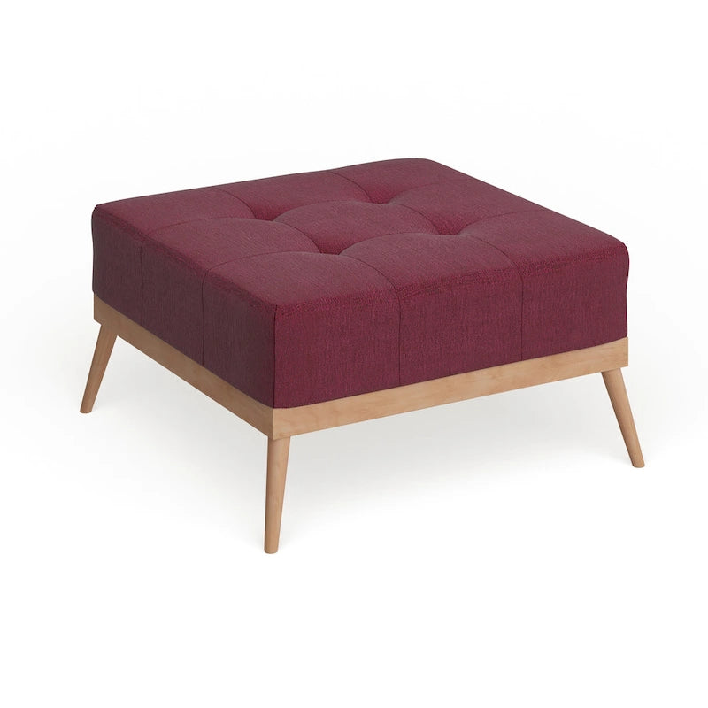 Christopher Knight Home Carson Lund Mid-century Tufted Fabric Square Ottoman Table-19