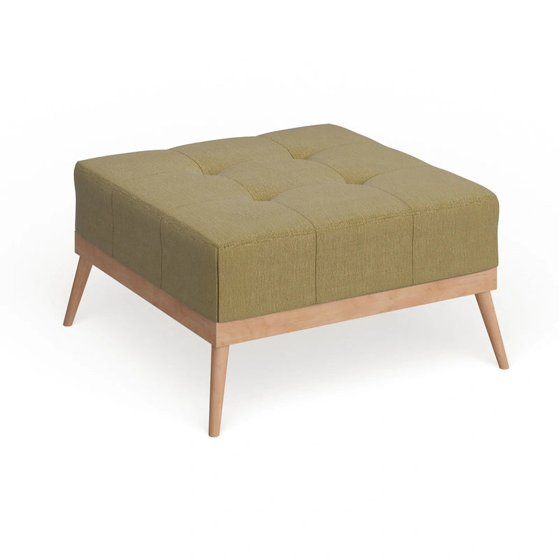 Christopher Knight Home Carson Lund Mid-century Tufted Fabric Square Ottoman Table-22