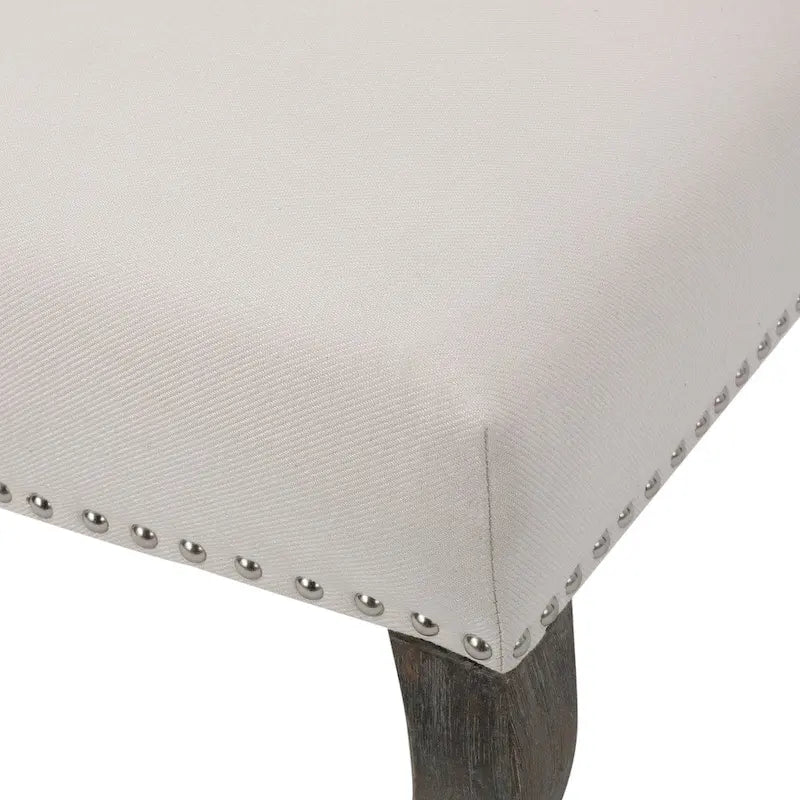 Niclas Wing Back Studded Fabric Accent Chairs (Set of 2) by Christopher Knight Home-6