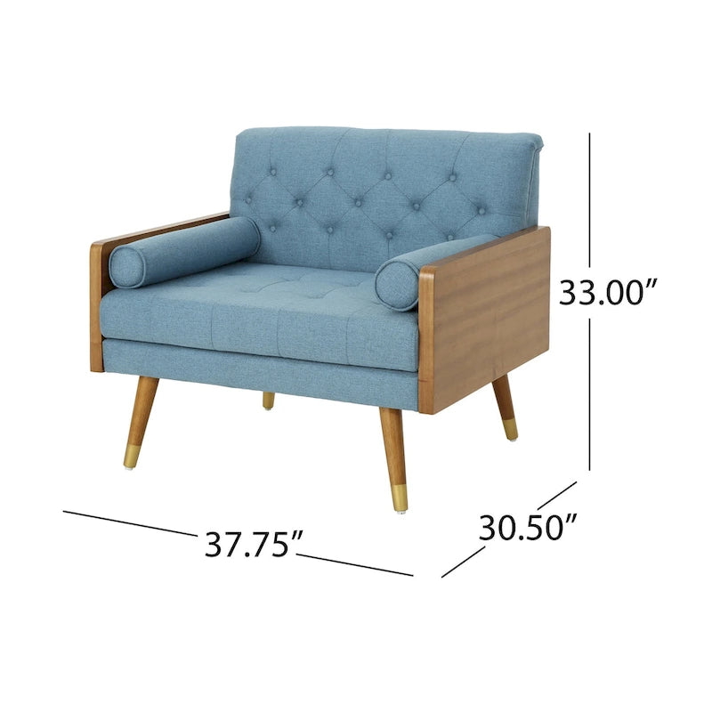 Christopher Knight Home Frankie Mid-Century Modern Club Chair-16