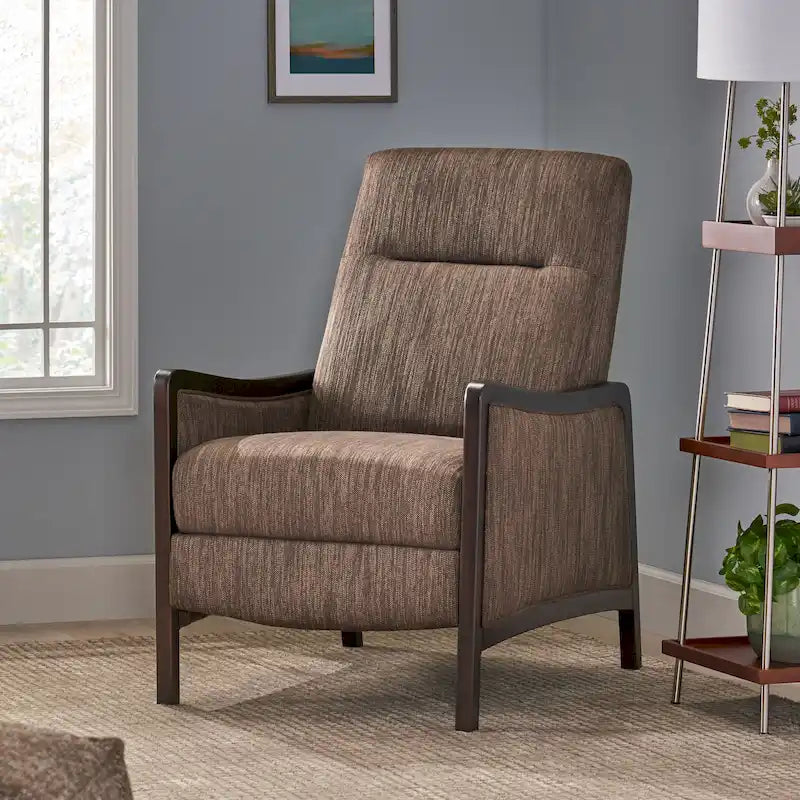 Veatch Contemporary Upholstered Pushback Recliner by Christopher Knight Home-37