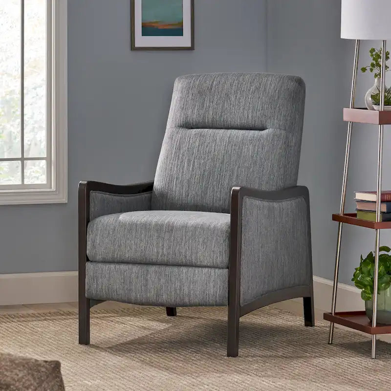 Veatch Contemporary Upholstered Pushback Recliner by Christopher Knight Home-39