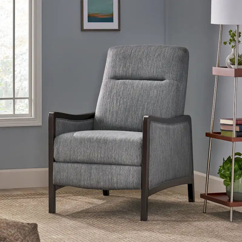 Veatch Contemporary Upholstered Pushback Recliner by Christopher Knight Home-21