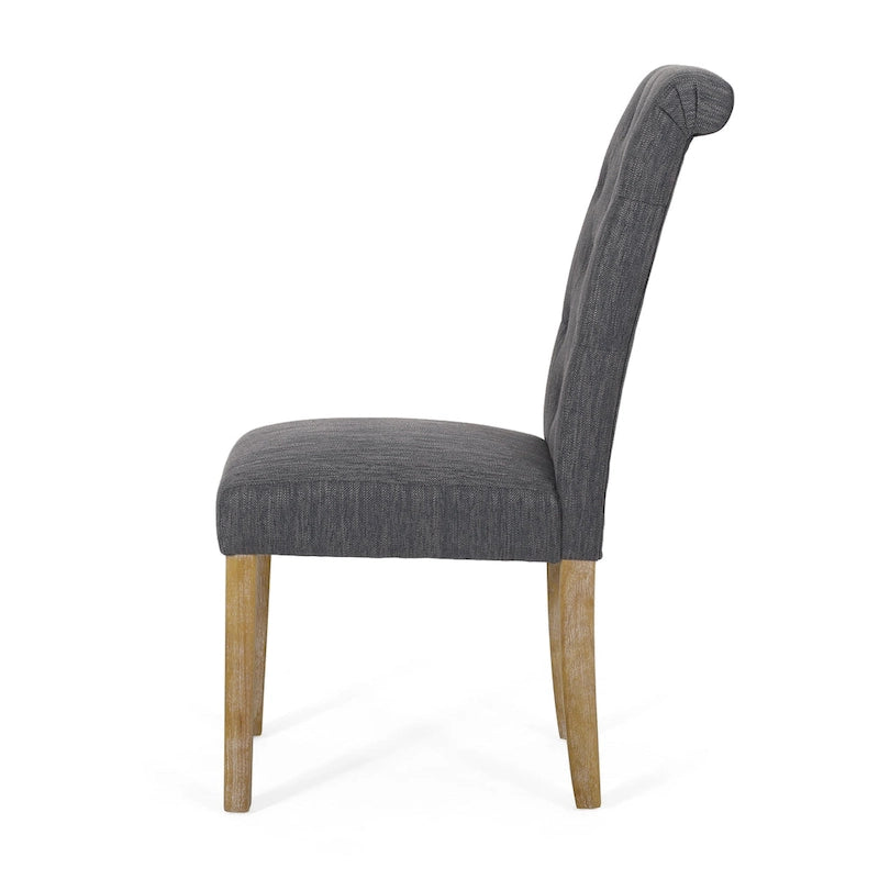 Aruda Upholstered Dining Chair (Set of 6) by Christopher Knight Home-9