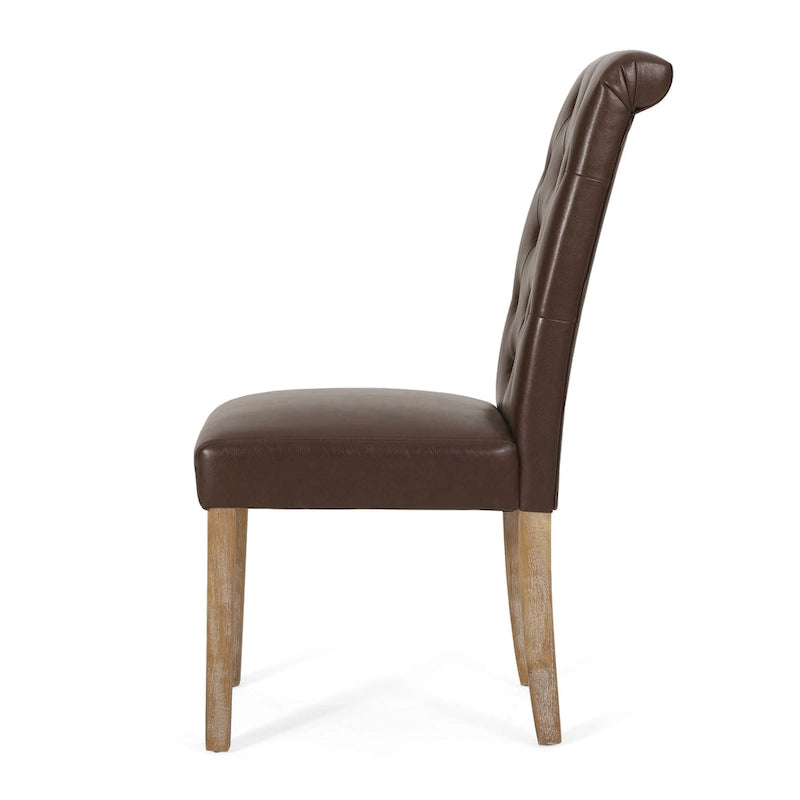 Aruda Upholstered Dining Chair (Set of 6) by Christopher Knight Home-18