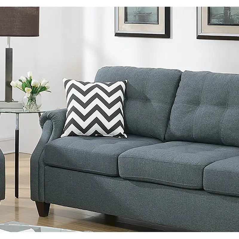 2 Piece Sofa Set With Accent Pillows-5