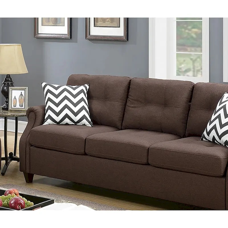 2 Piece Sofa Set With Accent Pillows-10