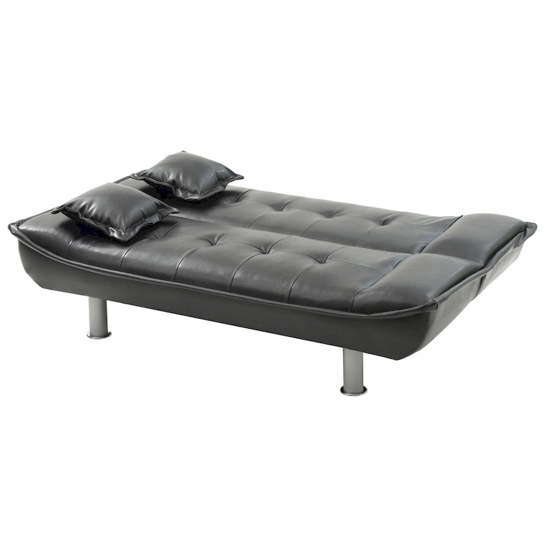 Lionel Faux Leather Sofa Bed-18