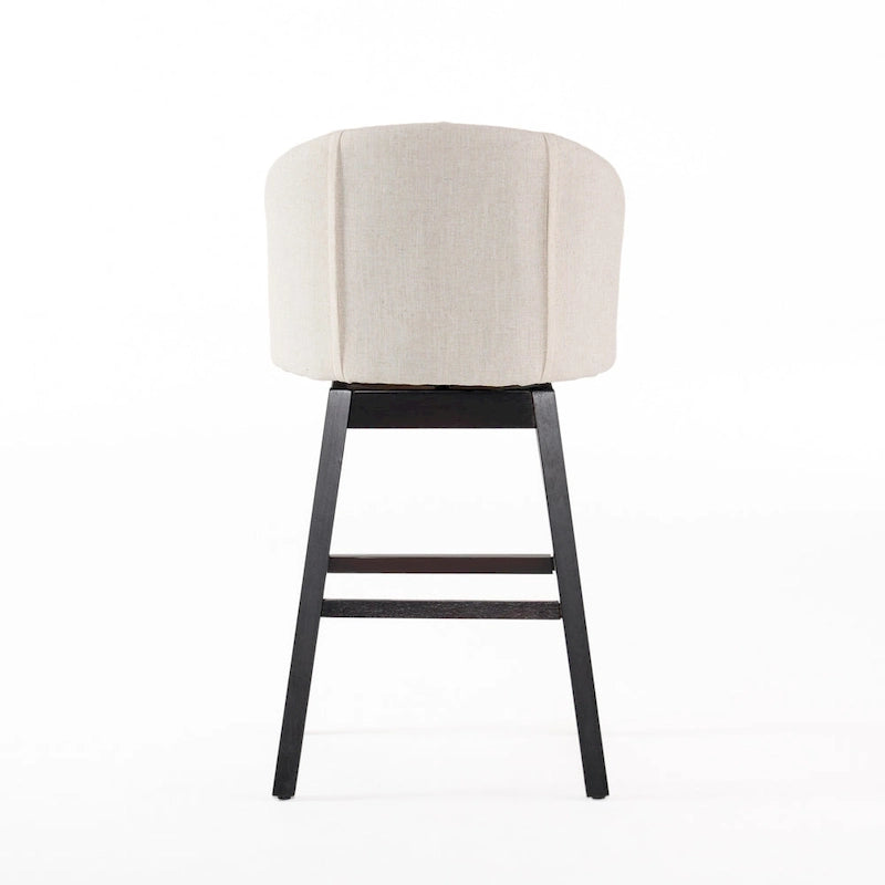 Ogden Beige Swivel Bar Stools (Set of 2) by Christopher Knight Home-10