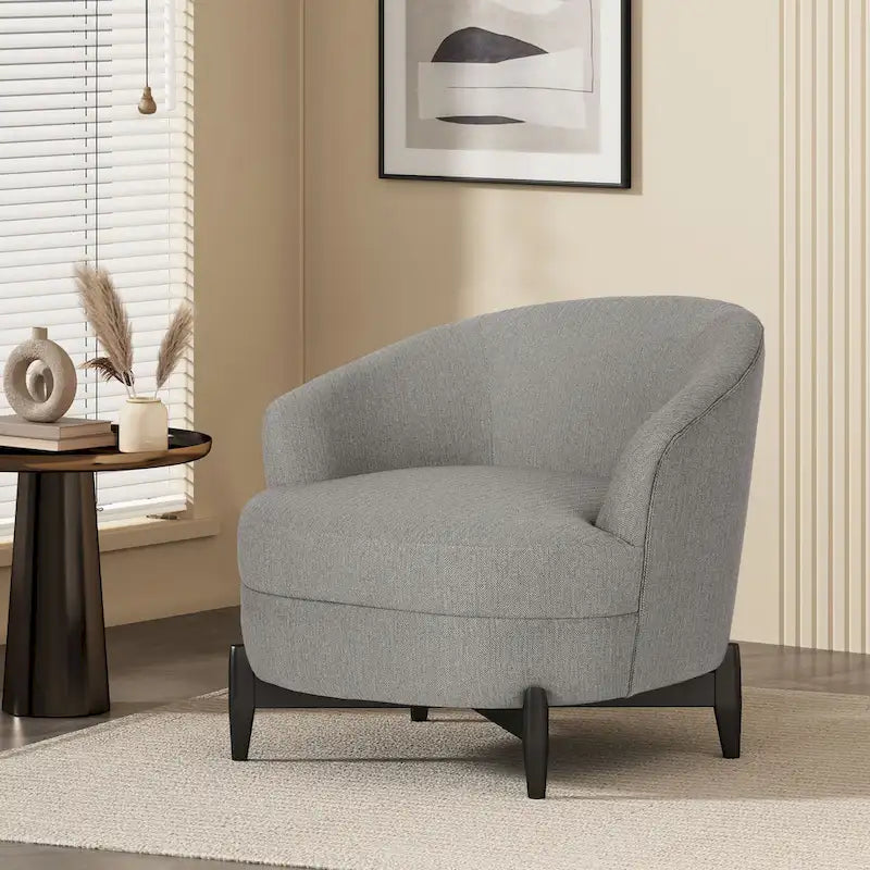 Sydmor Boucle Upholstered Club Chair by Christopher Knight Home-2