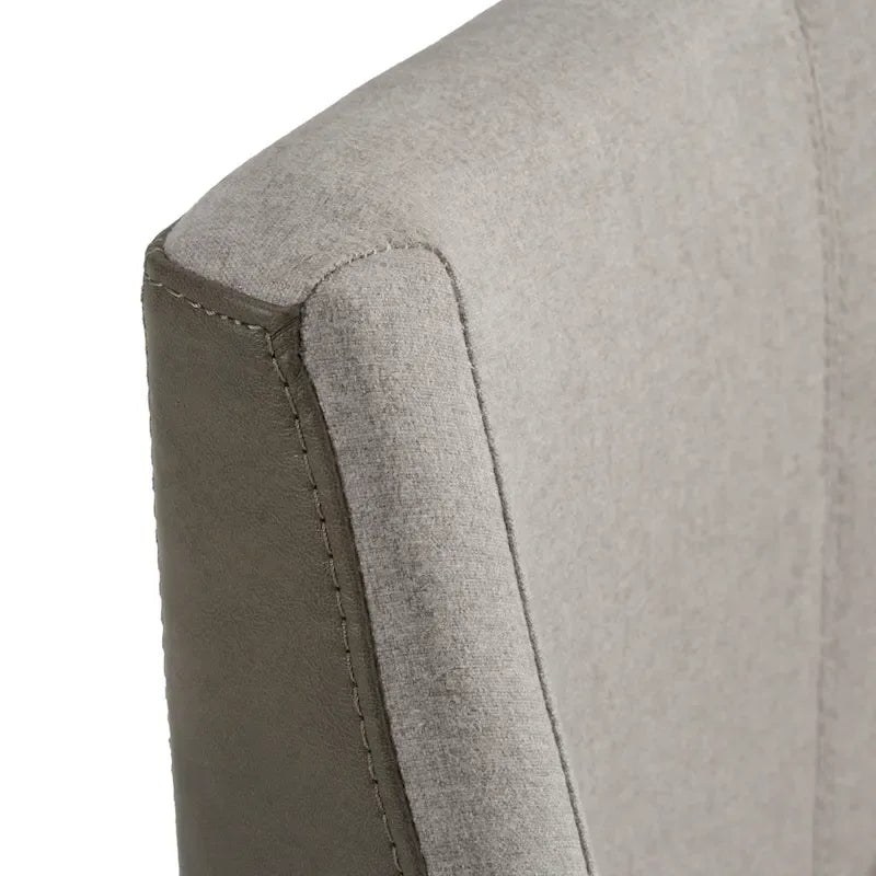 Modrest Fairview Contemporary Grey & Brass Counter Stool-7