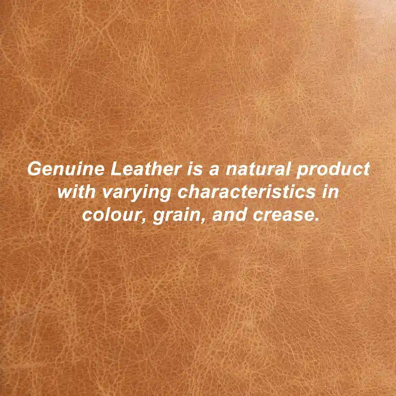 Brown Leather Swivel Accent Chair with 360° Rotation-17