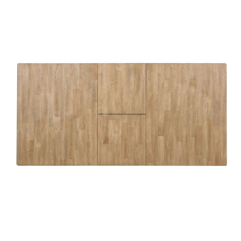 Lindsey Farm Gray and Sandstone 7 Piece Trestle Table Set-5