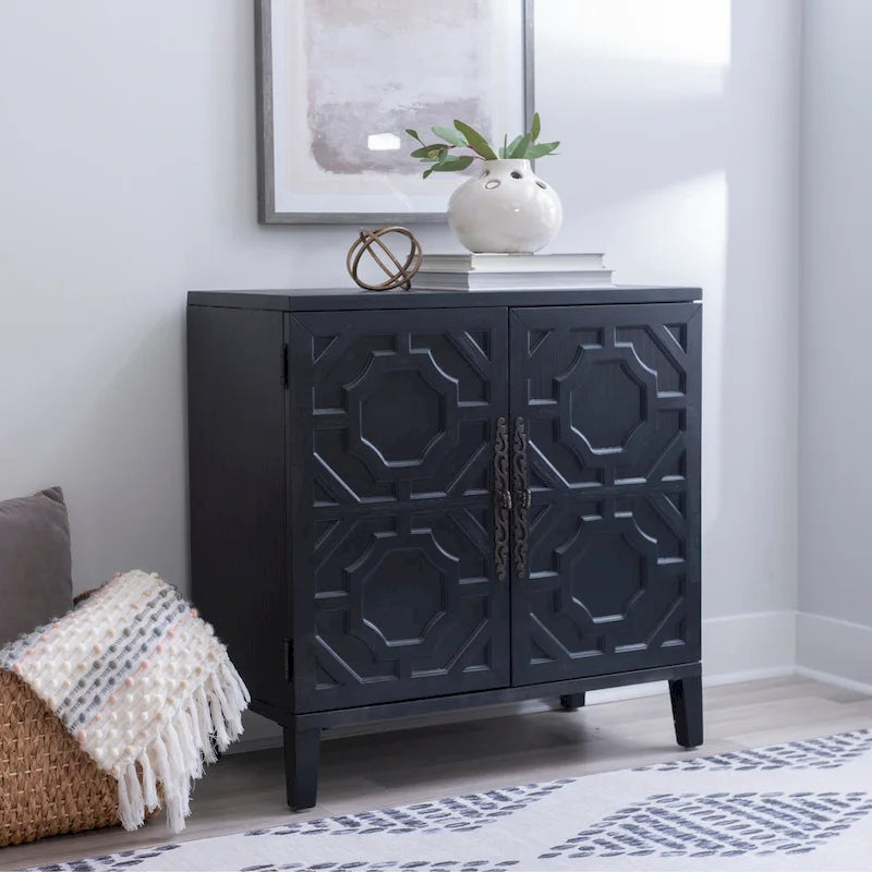 Chanters Solid Wood 2-Door Accent Cabinet