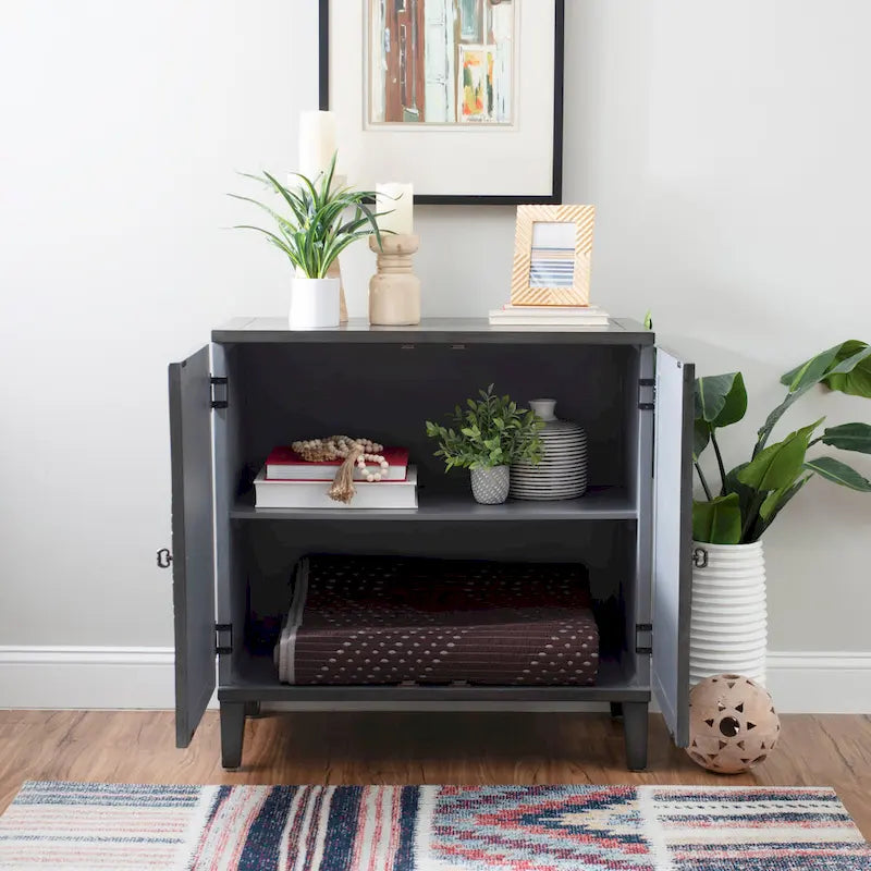 Chanters Solid Wood 2-Door Accent Cabinet-3