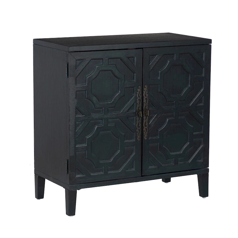 Chanters Solid Wood 2-Door Accent Cabinet-11