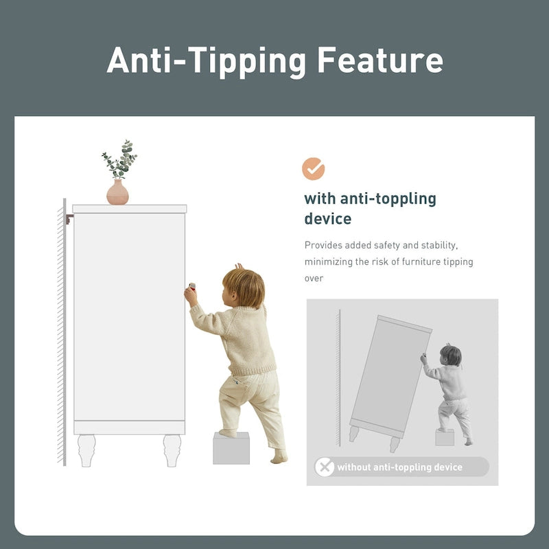 White/Blue Hollow-Carved 3-Door Storage Cabinet-19