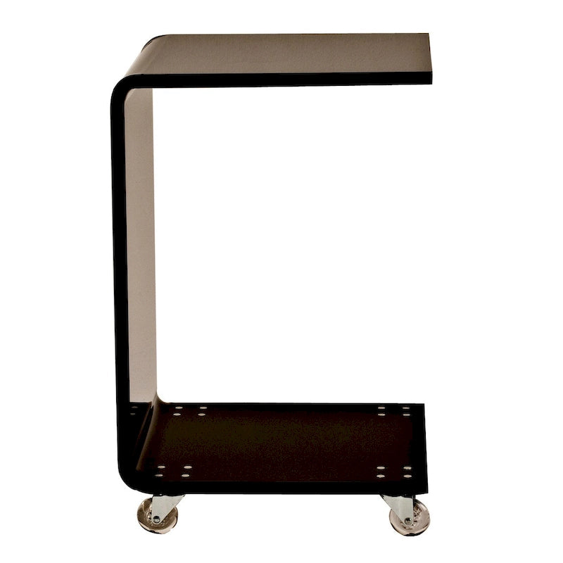 C Shape 100-percent Acrylic Indoor/Outdoor Accent Table-7