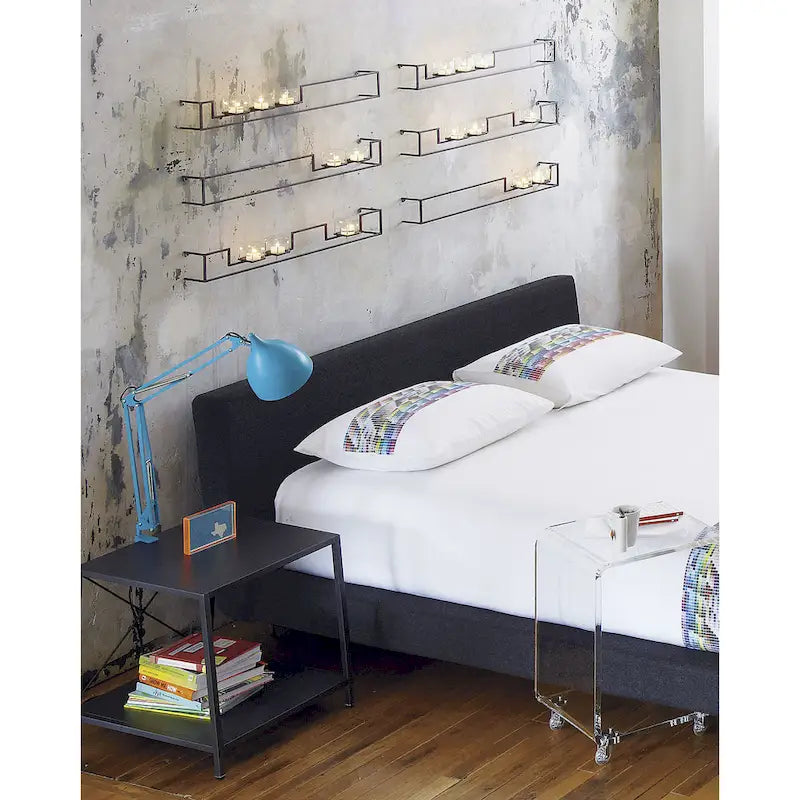 C Shape 100-percent Acrylic Indoor/Outdoor Accent Table-2