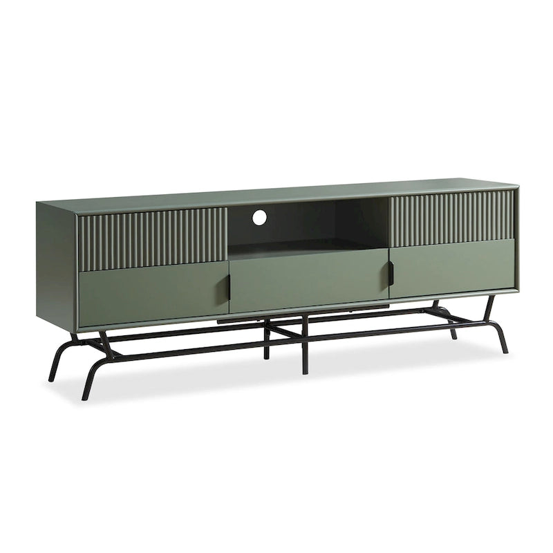 Modern 60-inch 3-Drawer TV Stand - White/Indigo/Sage Green/Grey-7