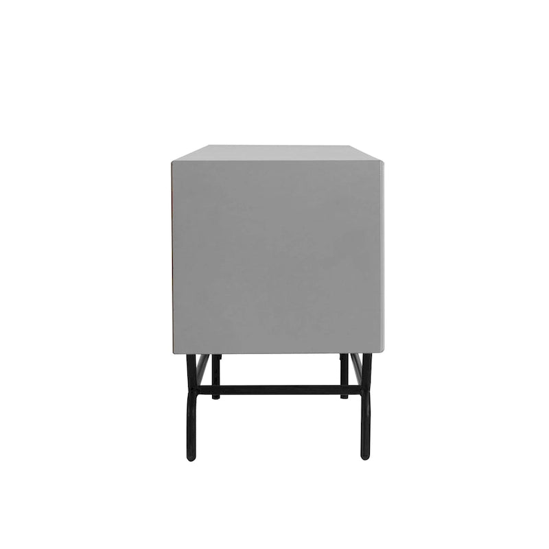 Modern 60-inch 3-Drawer TV Stand - White/Indigo/Sage Green/Grey-17