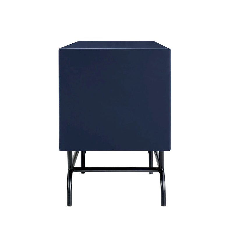 Modern 60-inch 3-Drawer TV Stand - White/Indigo/Sage Green/Grey-25