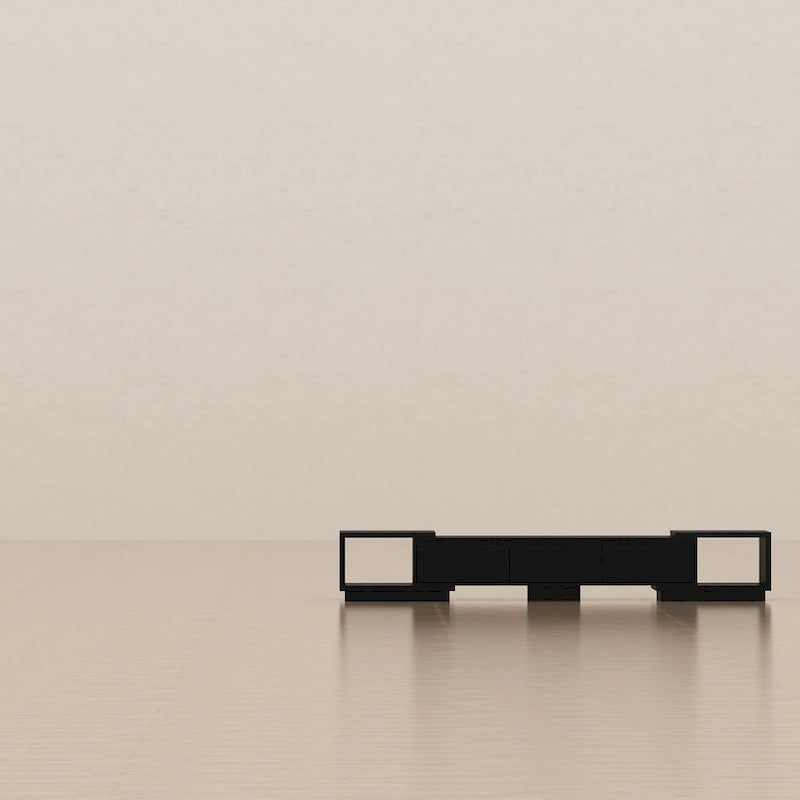 Extendable TV Stand Storage Media Console Modern Entertainment Center-2