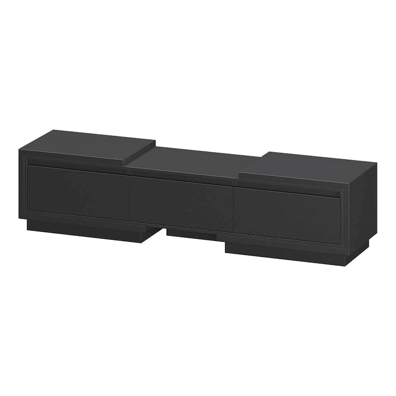 Extendable TV Stand Storage Media Console Modern Entertainment Center-14