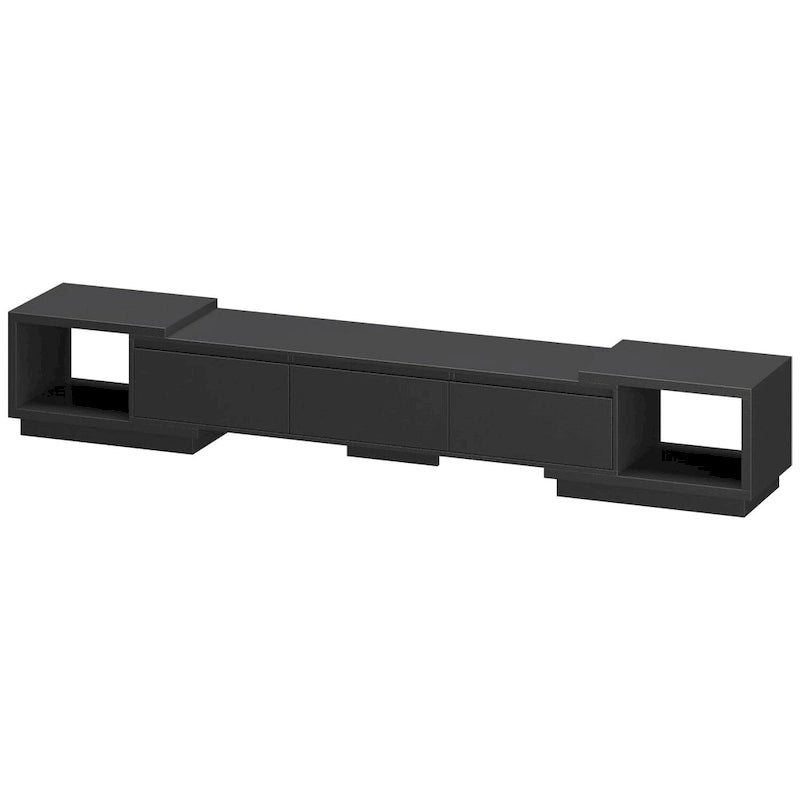 Extendable TV Stand Storage Media Console Modern Entertainment Center-16